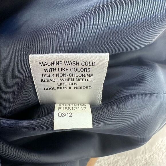 Merona Womens Brown 2 Button Pocket Lined Long Sleeve Blazer‎ Coat Size 12 - Picture 7 of 9